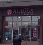 Store front for Aldila Boutique