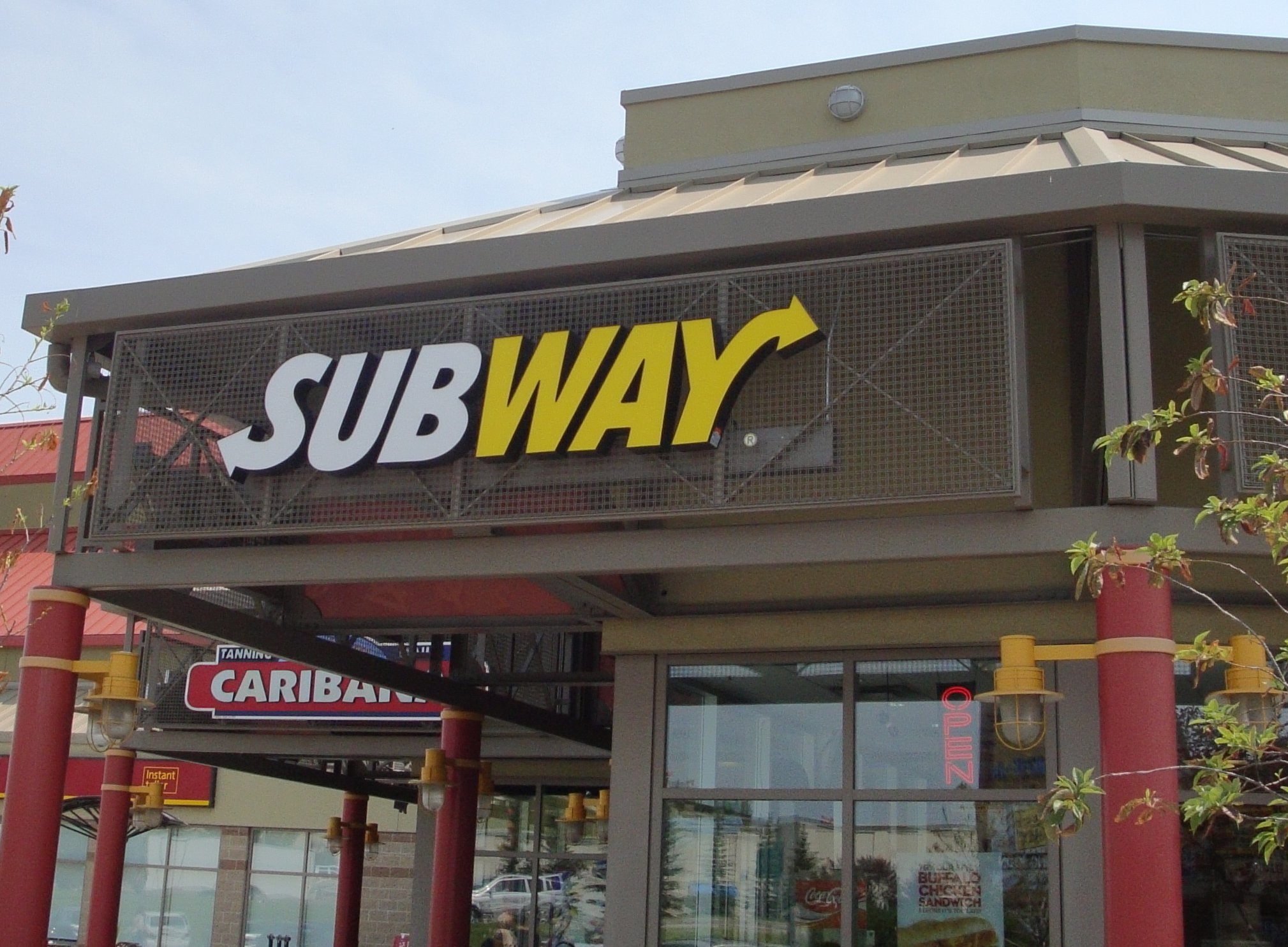 Store front for Subway