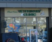 Store front for Westhills Veterinary Clinic