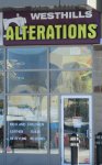 Store front for Westhills Alterations