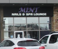 Store front for Mint Nails & Spa Lounge