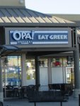 Store front for Opa of Greece